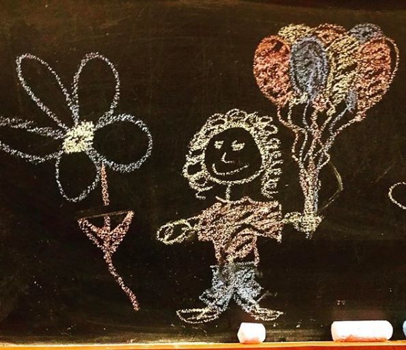 Chalk art